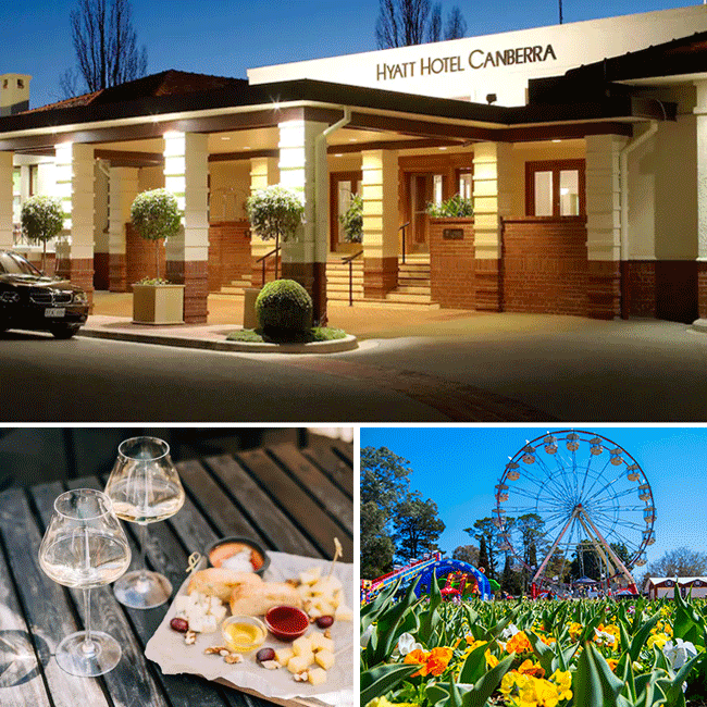 Image of Hyatt Hotel Canberra, Food experience at The Marion & The Ferris Wheel at Floriade.