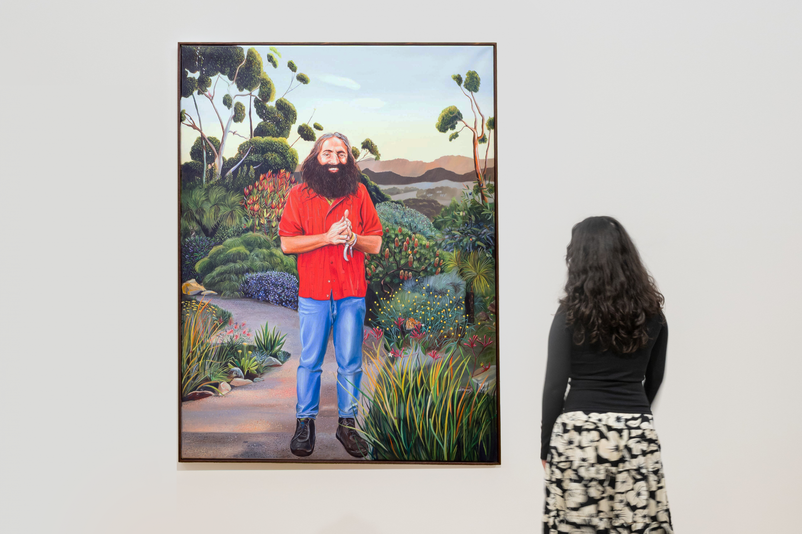 Rob McHaffie Costa (it's not ours it's us) 2025. Commissioned with funds provided by lead donor, Tim Bednall, and the support of Hayley Baillie and James Baillie, Charles Curran AC, Marilyn Darling AC, Liz Dibbs, Peter James, Katrina Savage and Chris Savage, and Kim Williams AM 2025 © National Portrait Gallery of Australia 